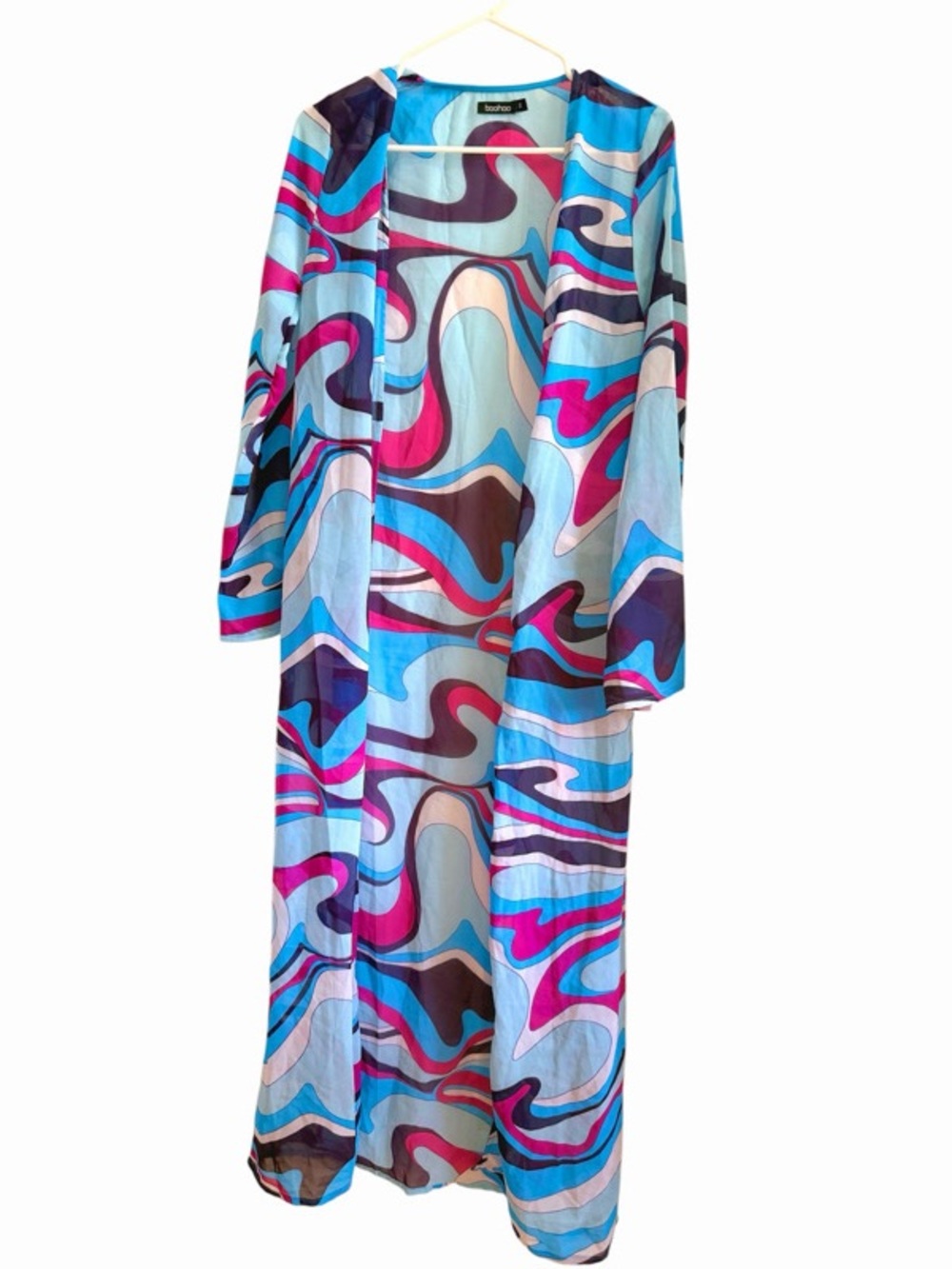 Kids Blue & Pink Swirl Robe